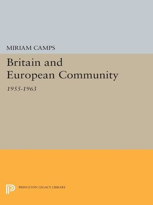 cover image of Britain and European Community